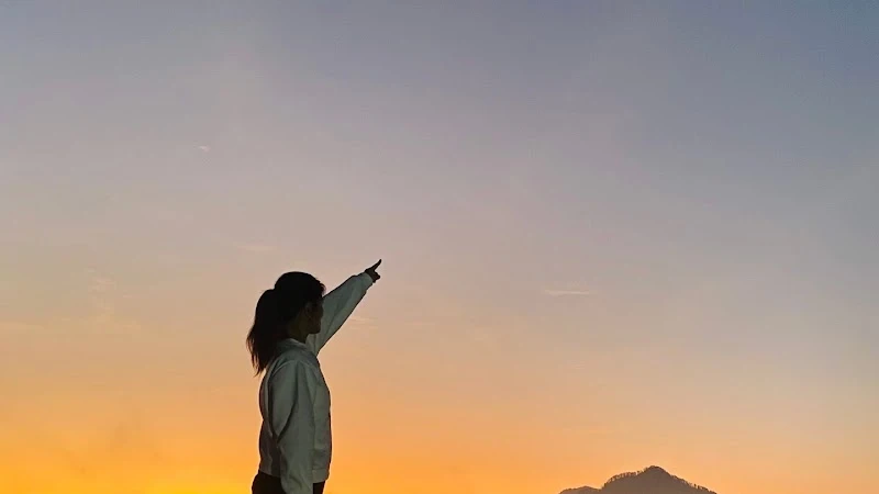Jeep in mount batur